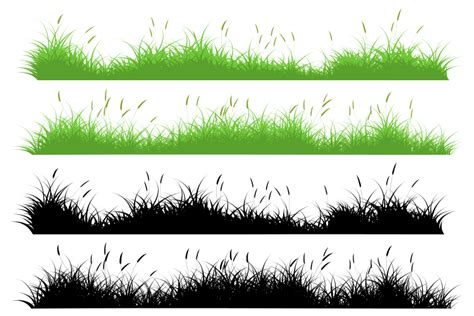 Grass Set Graphic By Cyudeshbuhu Creative Fabrica