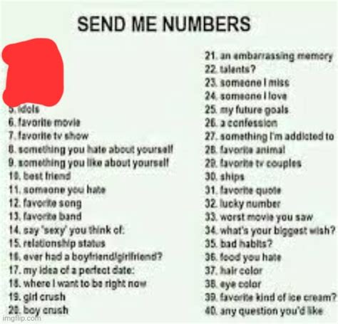 Send Me Numbers Imgflip