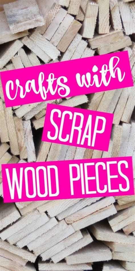 40 DIY Scrap Wood Projects You Can Make | Scrap wood projects, Scrap wood crafts, Diy wooden ...