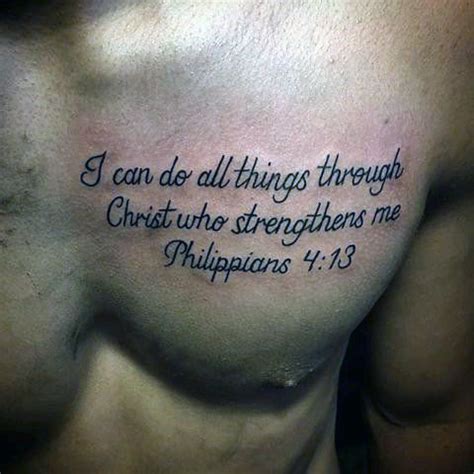 Bible Quotes Tattoos On Chest