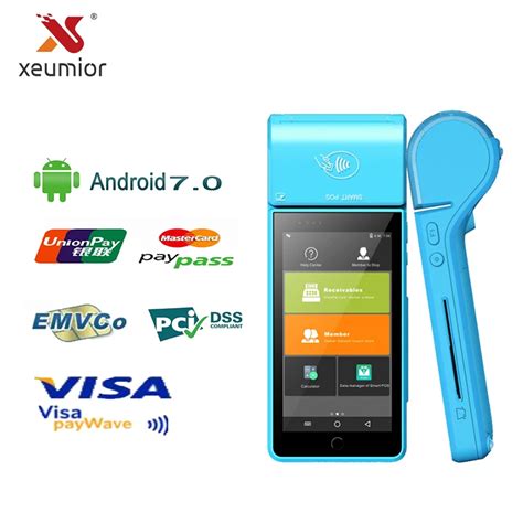 Portable Handheld Pos Terminal Emv Pci Certified Mobile Payment Android