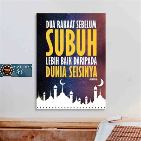 Jual Creat Art Hiasan Dinding Poster Kayu Quotes Kata Kata Motivasi