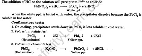 Chemistry Qualitative Analysis Infinity Learn By Sri Chaitanya