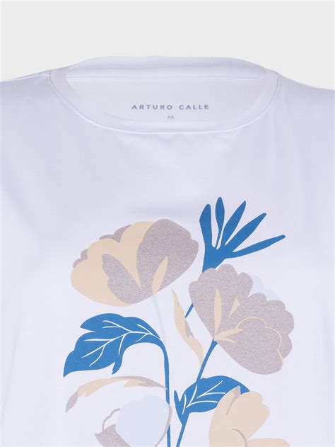 Camiseta Estampada Para Mujer 36592