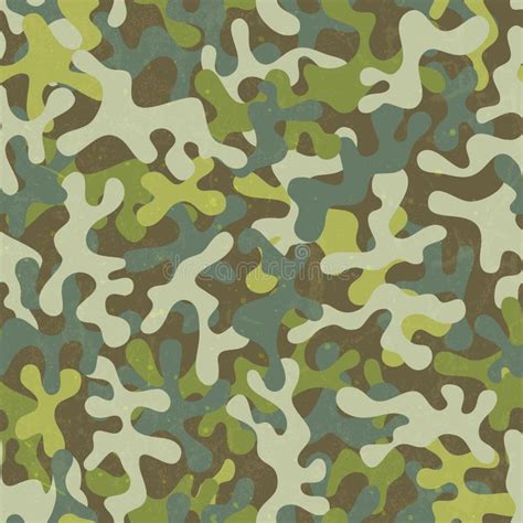 Camouflage Pattern Digital Camouflage Seamless Pattern Stock Vector