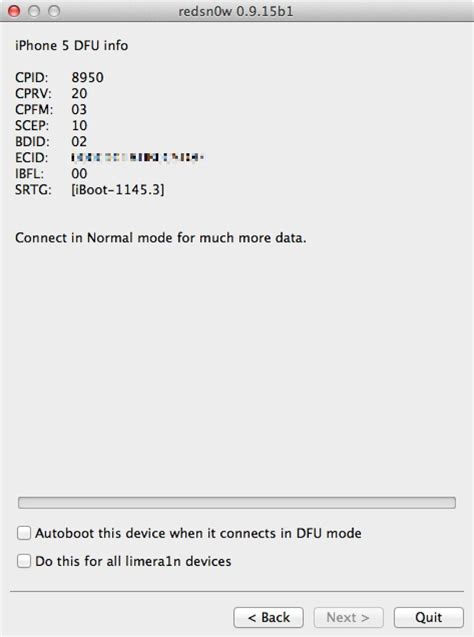 Comment utiliser la nouvelle fonctionnalité d identification de RedSn0w