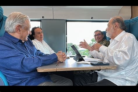 Amlo Concluye Gira De Supervisi N Y Pruebas A Bordo Del Tren Maya