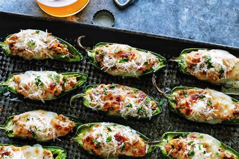 Easy Italian Stuffed Jalapenos L A Farmgirl S Dabbles