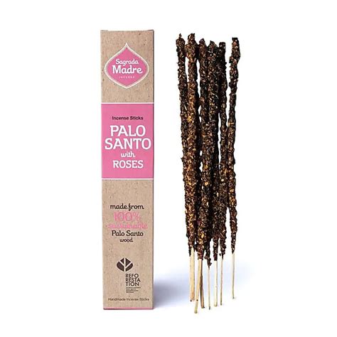 Sagrada Madre Incenso Palo Santo Con Rosa Negozio Esoterico Ed