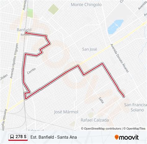 Ruta S Horarios Paradas Y Mapas Estacion Banfield Actualizado