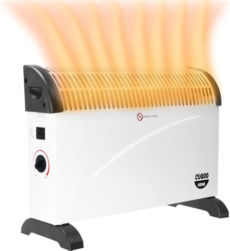 CUQOO 2000W Convector Radiator Heater With 3 Heat Settings Powerful