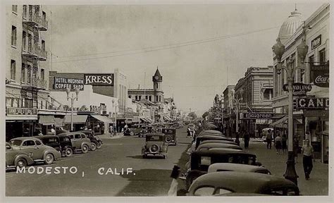 Modesto California In The 1950s Or Even The 40s Modesto