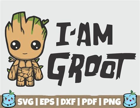 Groot svg Baby groot svg groot I am groot svg Guardians | Etsy