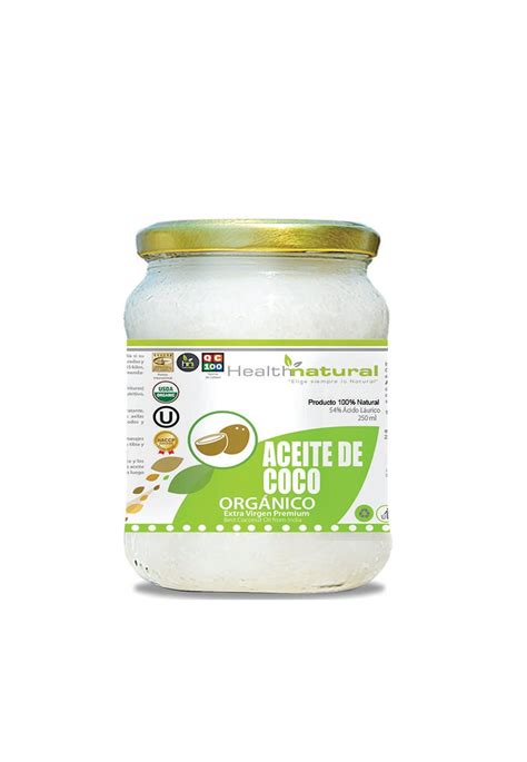 Ripley ACEITE DE COCO ORGANICO 1 4 DE LITRO HEALTHNATURAL