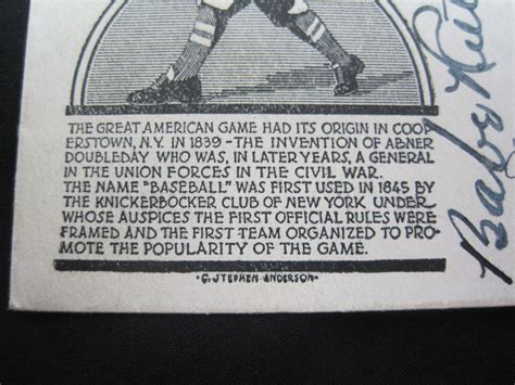 Lot Detail Babe Ruth Honus Wagner Autographed First Day Cover Dated June 12th 1939