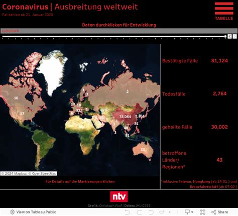 Interaktive Karten Wie Sich Das Coronavirus Weltweit Verbreitet N Tv De