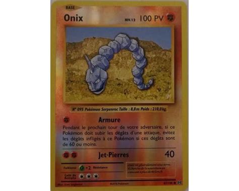 Onix Carte Reverse Commune 100 Pv XY12 61 108