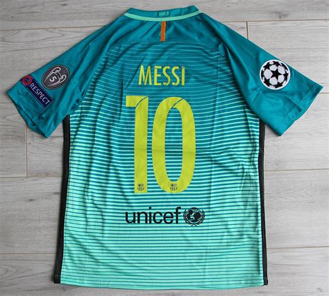 Koszulka Piłkarska Fc Barcelona Retro 3Rd 2016 17 Nike 10 Messi FC