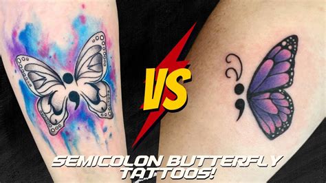 Semicolon Butterfly Tattoos You Need To See Youtube