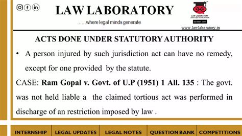 General Defences In Tort Law PPT