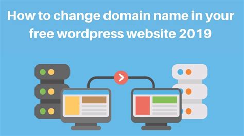 How To Change Domain Name In Your Free Wordpress Website 2019