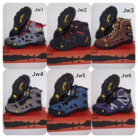 Jual Sepatu Gunung Hiking Boots Pria Outsole Vibram Anti Slip Sepatu Outdoor Trekking Model