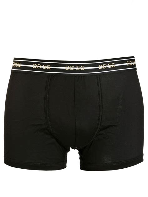 Boxer Uomo Dolce Gabbana Nero Con Elastico Logato Albos Underwear