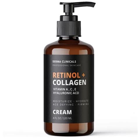 Derma Clinicals Retinol Collagen And Hyaluronic Acid Cream Bodytonix