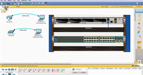 Ccna Configuracion Basica De Un Router Y Switch En Packet Tracer