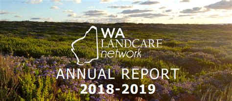 Wa Landcare Network 2018 19 Annual Report Now Available Western