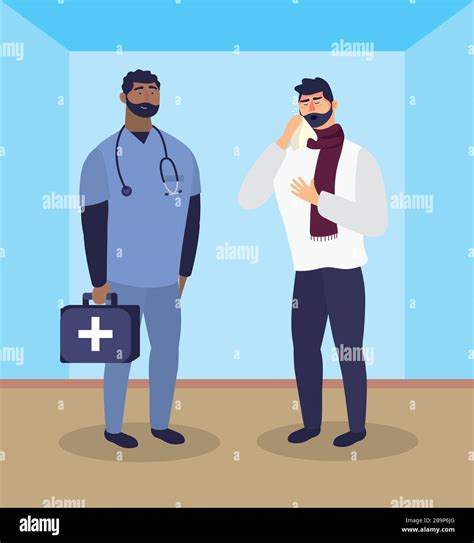 doctor with patient characters animation Stock Vector Image & Art - Alamy