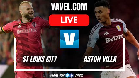Estatísticas De St Louis City Sc X Aston Villa - Summary: St Louis 1-2 Aston Villa in Friendly Match | 07/30/2025 ...