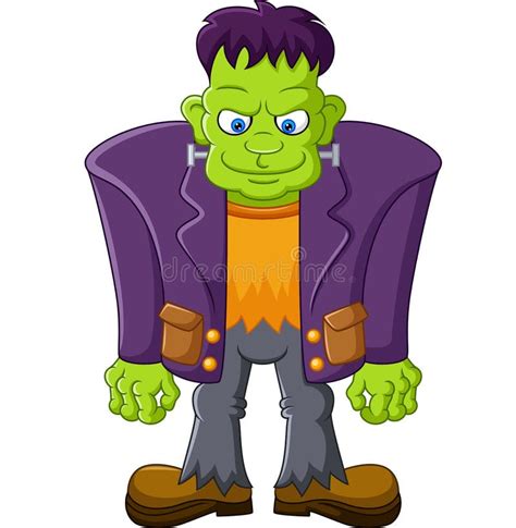 A Cartoon Frankenstein Monster Stock Vector Illustration Of Spooky