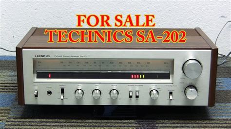 Stereo Receiver Technics SA 202 DEMO YouTube