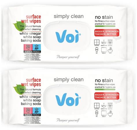 Buy Voi Surface Wet Wipes 50 Ct X 2 Pcs Online In Kuwait Talabat Kuwait