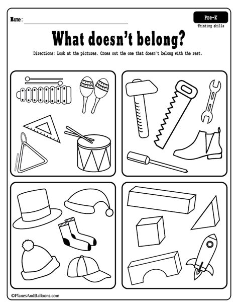 Critical Thinking Activity Worksheets