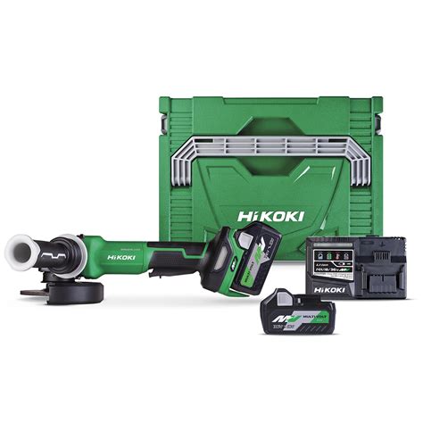 V High Powered Brushless Mm Angle Grinder Kit Hikoki