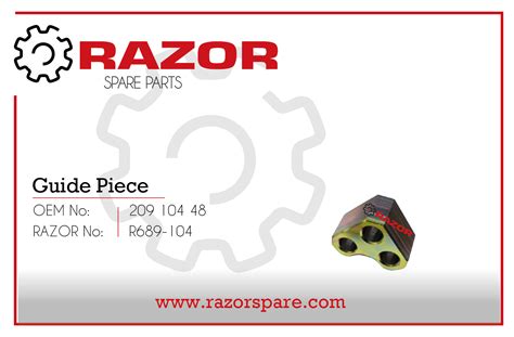 guide piece razor spare