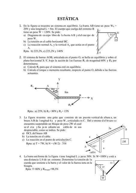 Problemas Estatica Jazmine Nikkinen Udocz