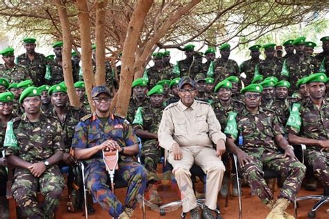 Duale Vice CDF Ogolla Visit KDF Troops In Somalia