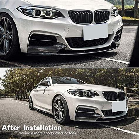 Jc Sportline Carbon Fiber Front Lip Fits For Bmw 2 Series F22 220i 228i 235i M Sport 2014 2019