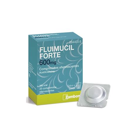 Fluimucil Forte 600 Mg Comprimidos Efervescentes 20 Comprimidos