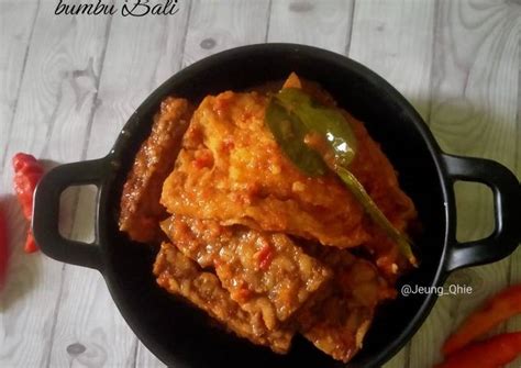 Resep Tahu Tempe Bumbu Bali Oleh Jemari Qhie Cookpad