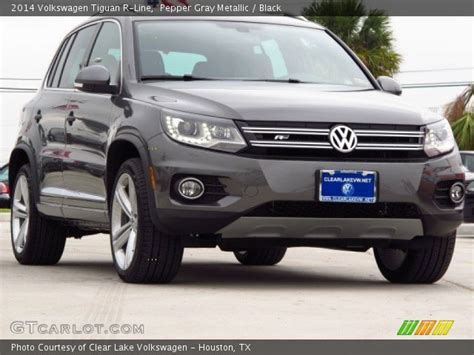 Pepper Gray Metallic Volkswagen Tiguan R Line Black Interior