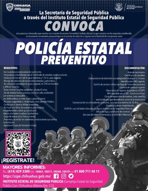 Lanza Sspe Convocatoria Para Policía Preventivo Frontera Elite