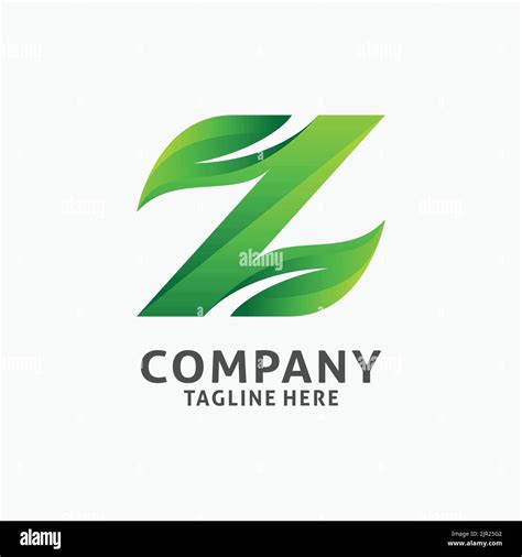 Letter Z Leaf Logo Design Stock Vector Image And Art Alamy