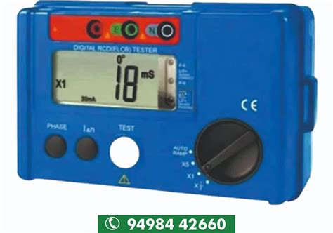 Digital Elcb Tester Earth Leakage Tester Latest Price Manufacturers