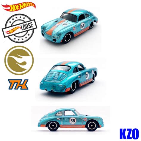 Hot Wheels Porsche 356 Gulf Super Treasure Hunt STH LOOSE RIVETED