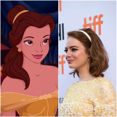 Emma Stone legit looks like Princess Belle on the red carpet ...