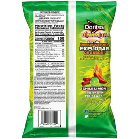 Doritos® Dinamita Chili Limon Tortilla Chips 1125 Oz Fred Meyer